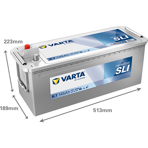 Varta ProMotive SLI 145Ah K7