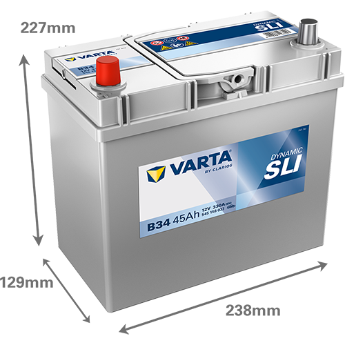 Varta Dynamic SLI 45Ah B34