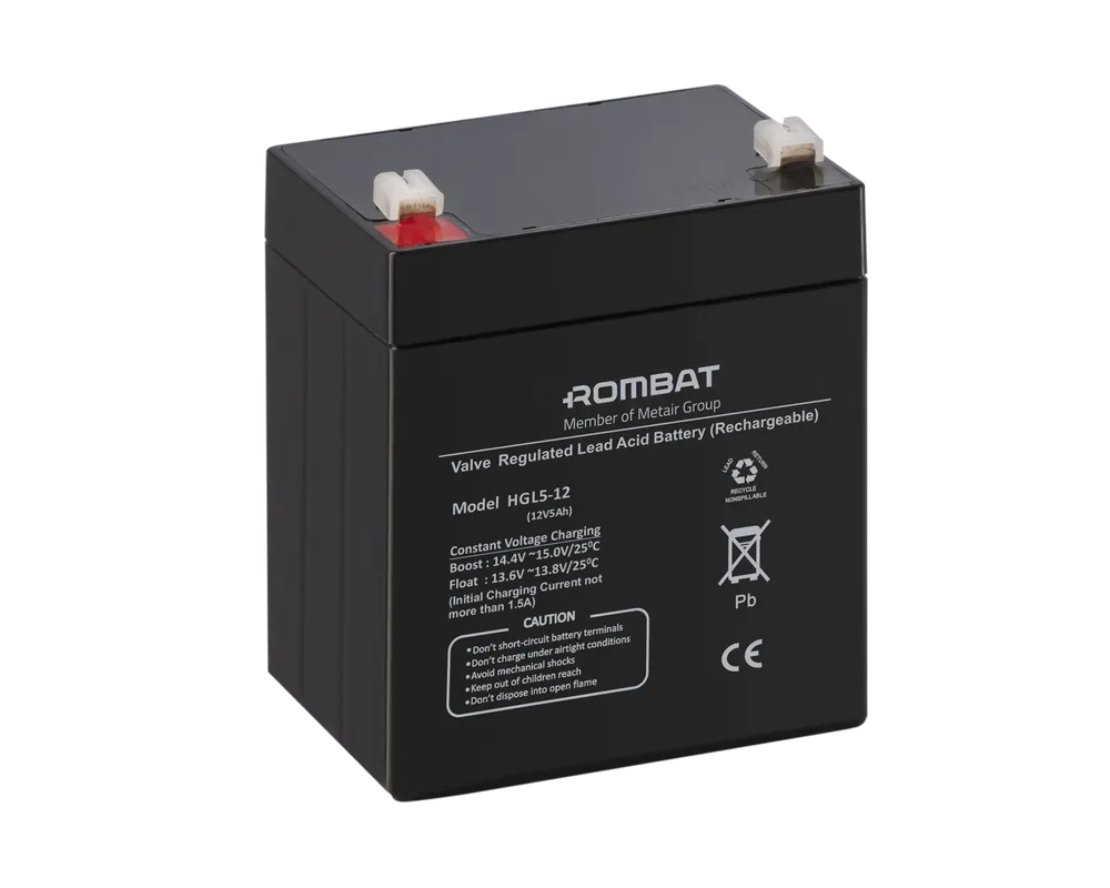 Rombat AGM 12V-5Ah F1 baterie stationara HGL12V-5Ah F1