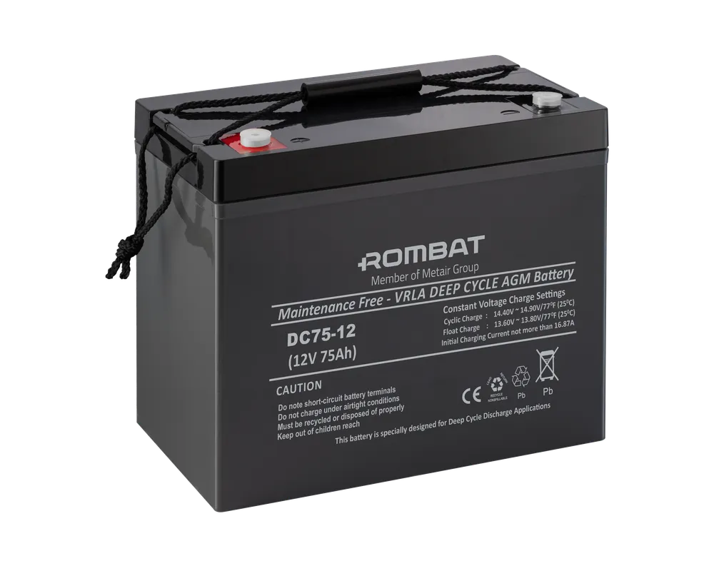 Rombat AGM 12V-75Ah baterie stationara DC12V-75Ah
