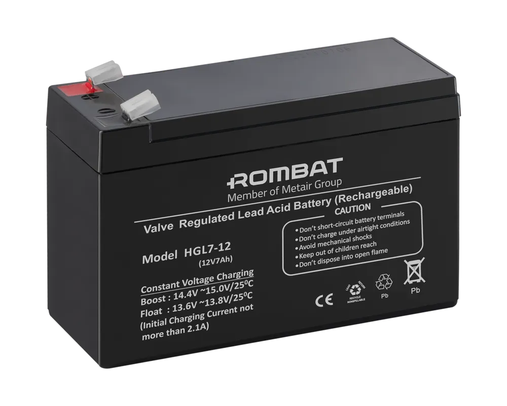 Rombat AGM 12V-7Ah F1 baterie stationara HGL12V-7Ah F1