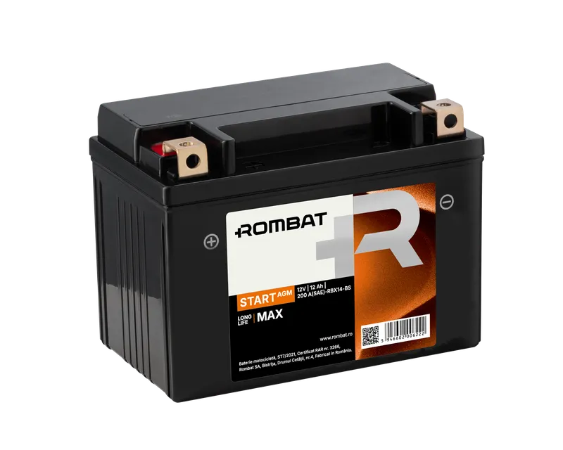 Rombat Start AGM 12Ah RBX14-BS