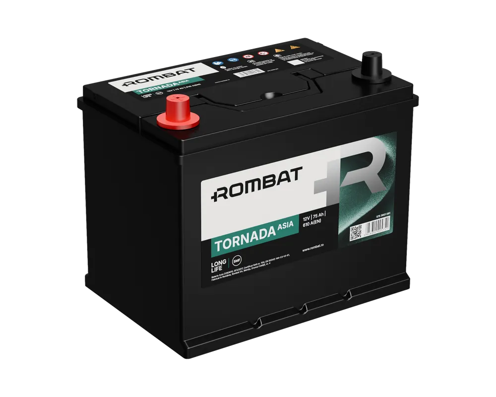 Rombat Tornada Asia 75Ah SP DM