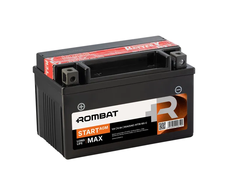 Rombat Start AGM 6Ah RT7B-BS-C