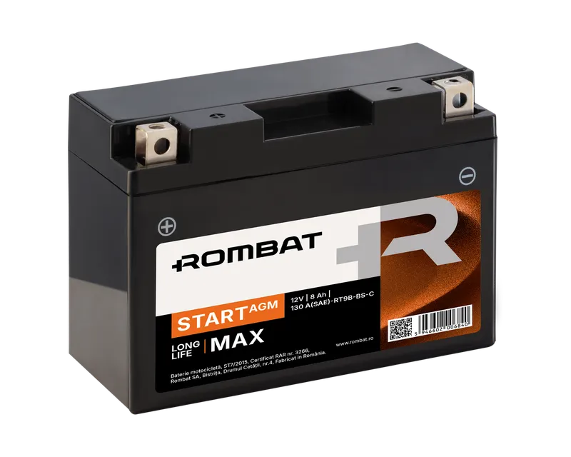 Rombat Start AGM 8Ah RT9B-BS-C