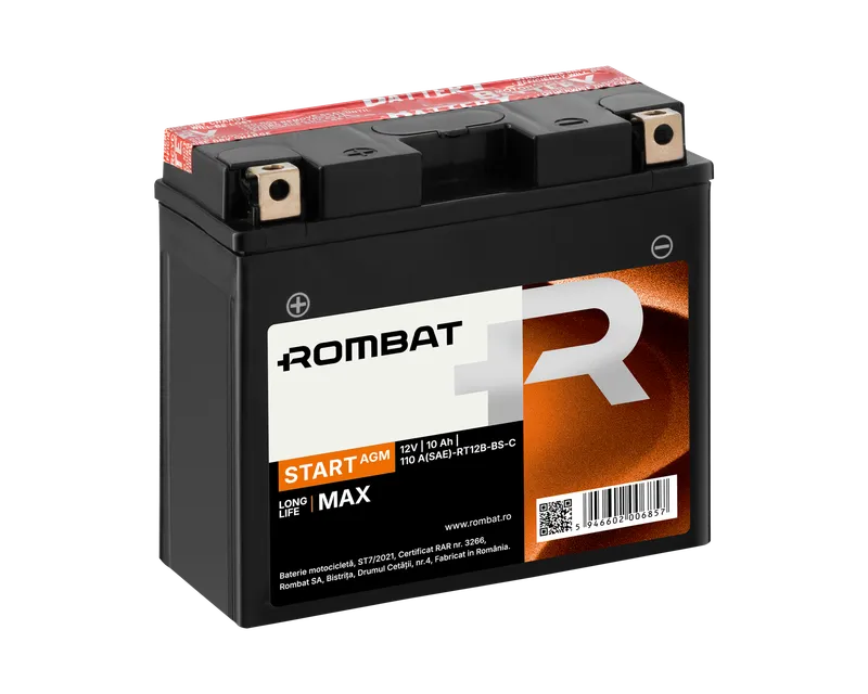 Rombat Start AGM 10Ah RT12B-BS-C