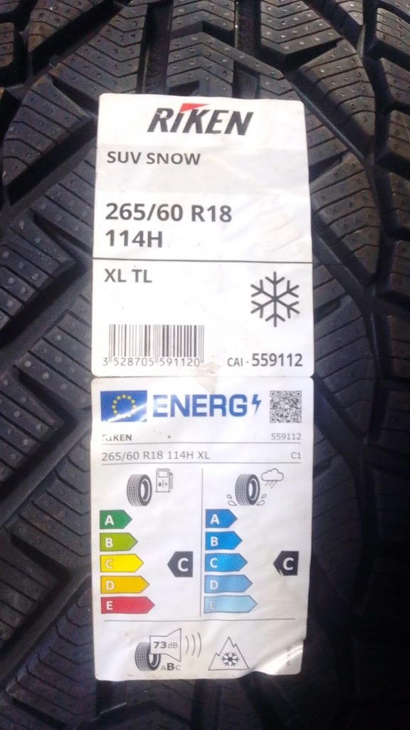 265/60R18 Riken Suv Snow 114H CC2 073 db