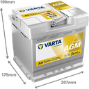 Varta Dynamic AGM 50Ah A9