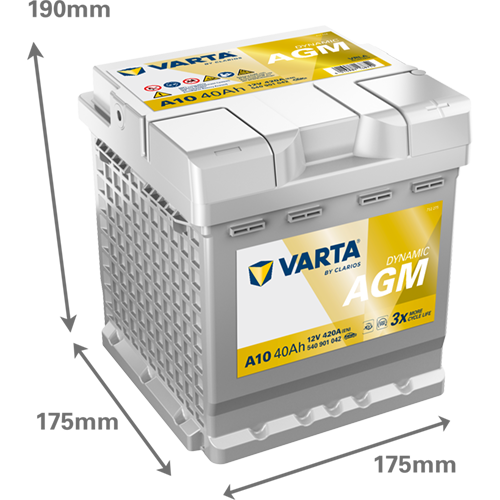 Varta Dynamic AGM 40Ah A10