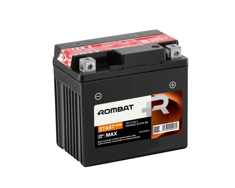 Rombat Start AGM 4Ah RTZ5S-BS