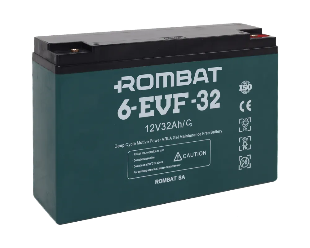 Rombat 6V-32Ah baterie semitractiune 6-EVF-32