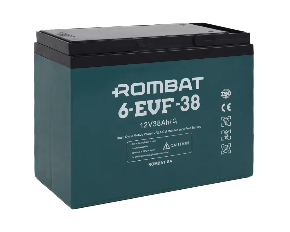 Rombat 6V-38Ah baterie semitractiune 6-EVF-38
