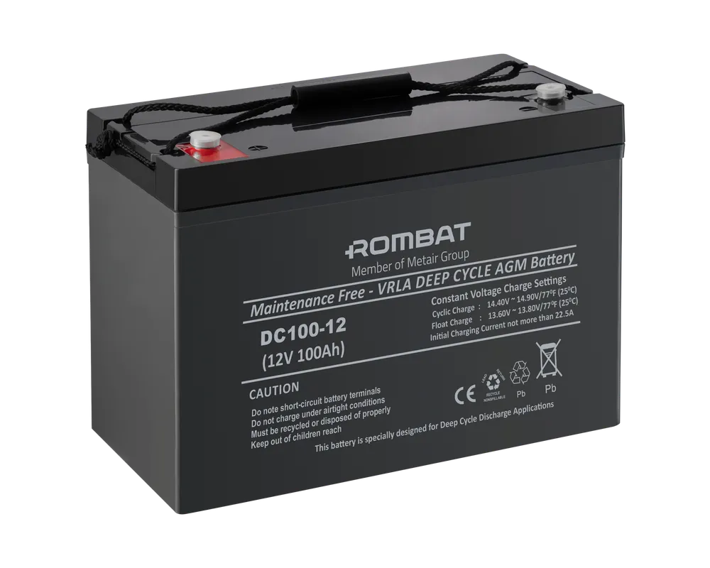[DC12V-100Ah] Rombat AGM 12V-100Ah baterie stationara DC12V-100Ah