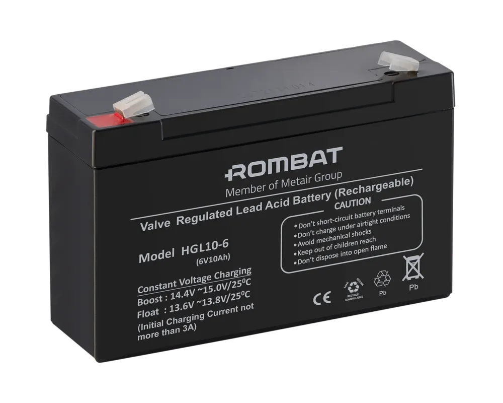 [HGL6V-10Ah] Rombat AGM 6V-10Ah baterie stationara HGL6V-10Ah