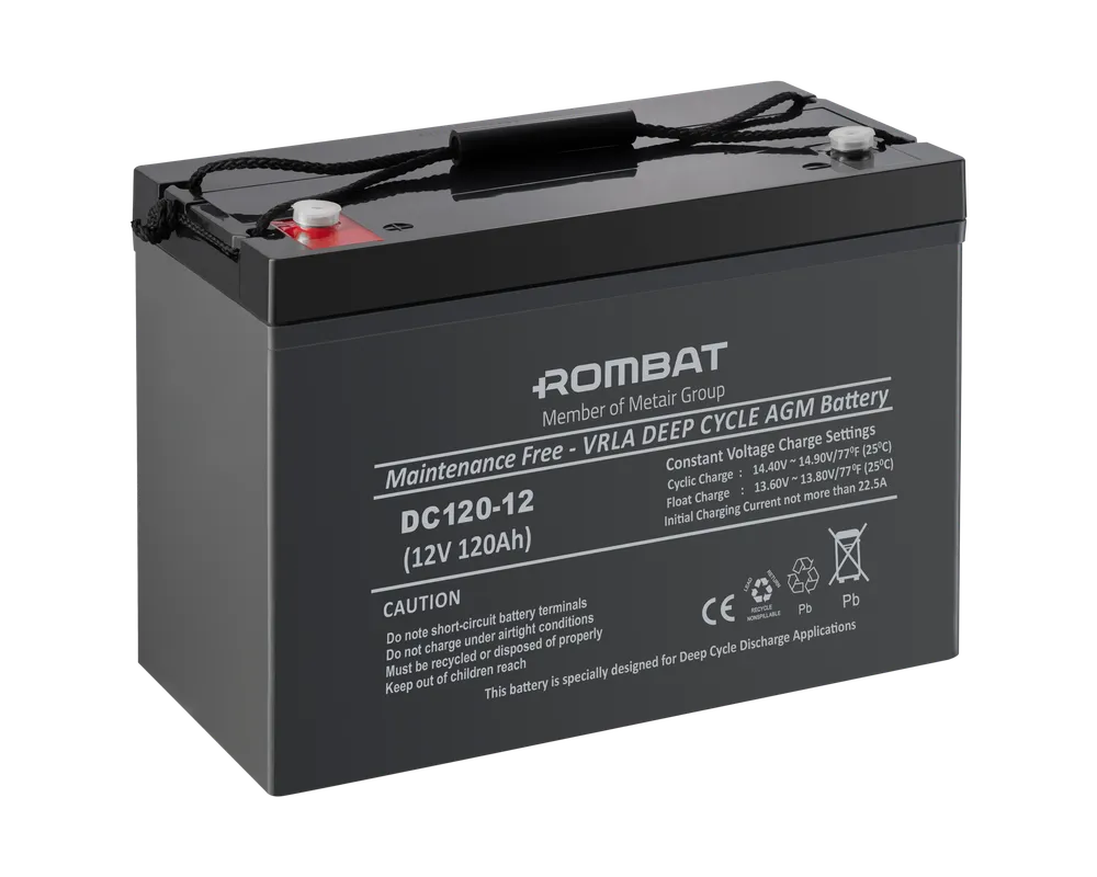 [DC12V-120Ah] Rombat AGM 12V-120Ah baterie stationara DC12V-120Ah