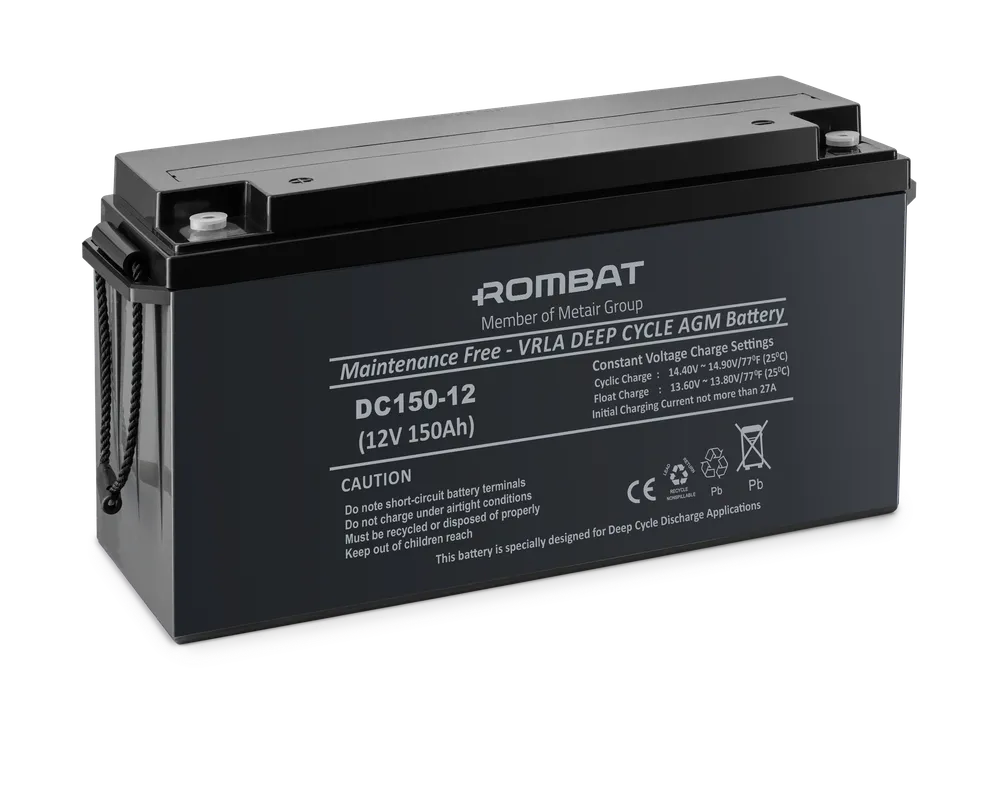 [DC12V-150Ah] Rombat AGM 12V-150Ah baterie stationara DC12V-150Ah