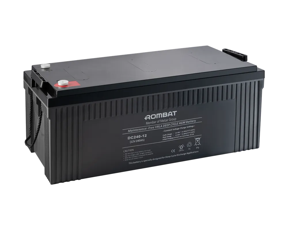[DC12V-240Ah] Rombat AGM 12V-240Ah baterie stationara DC12V-240Ah