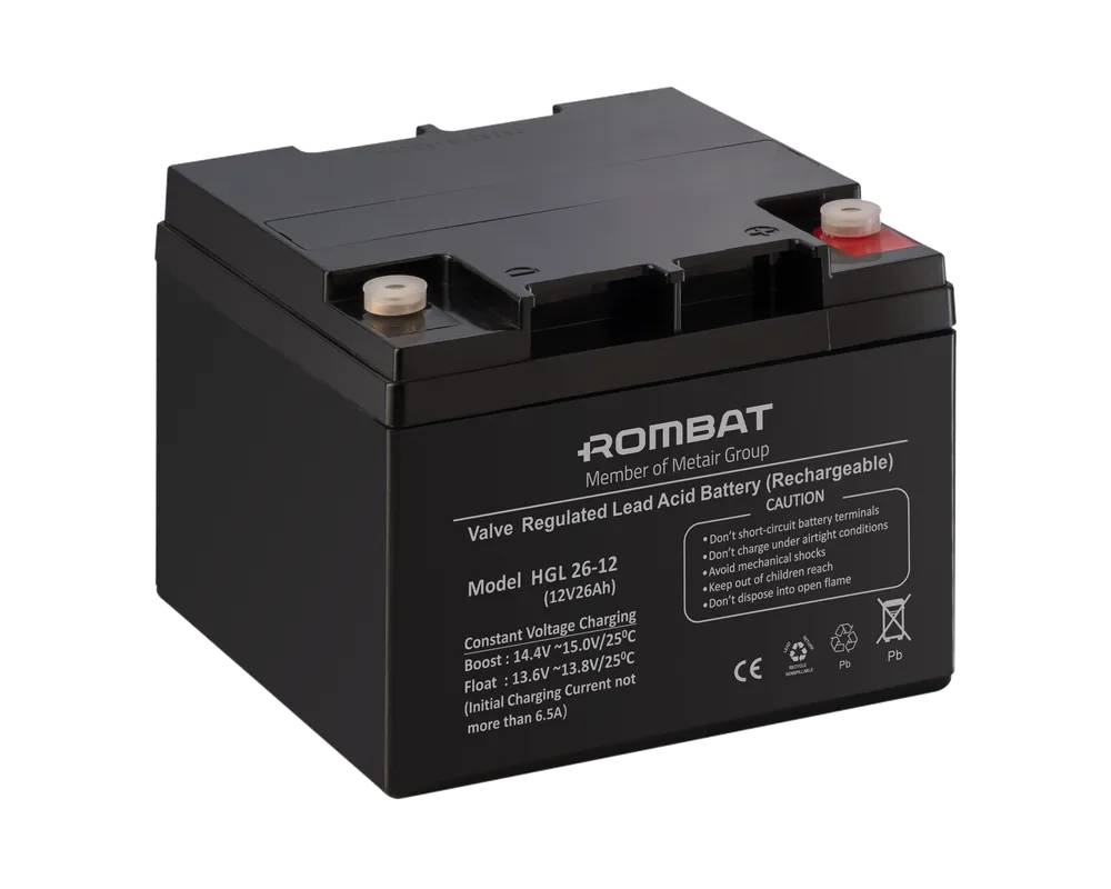 [HGL12V-26Ah] Rombat AGM 12V-26Ah baterie stationara HGL12V-26Ah