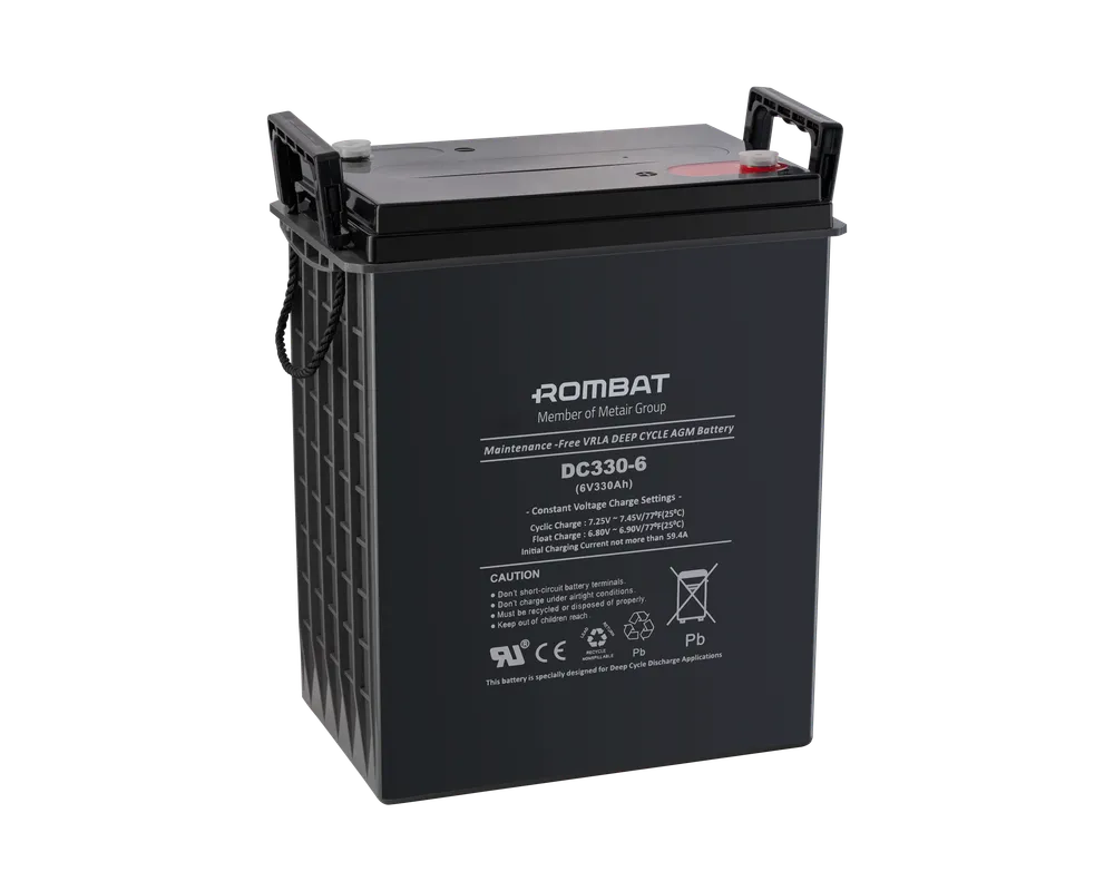 [DC6V-330Ah] Rombat AGM 6V-330Ah baterie stationara DC6V-330Ah