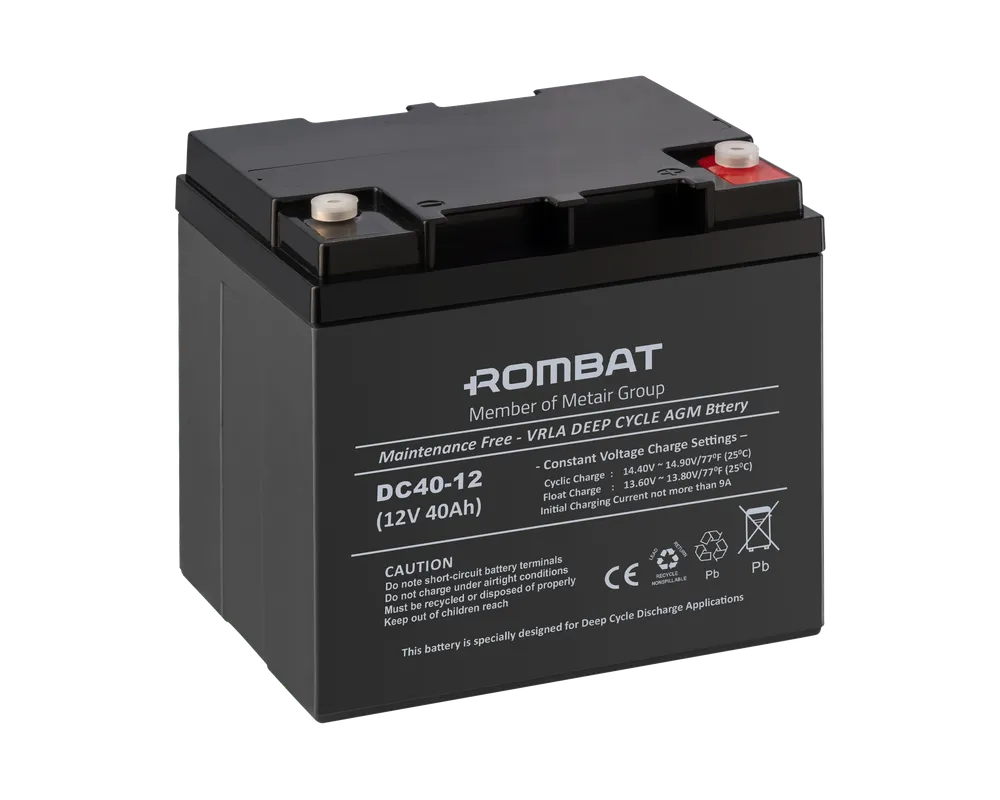 [DC12V-40Ah] Rombat AGM 12V-40Ah baterie stationara DC12V-40Ah