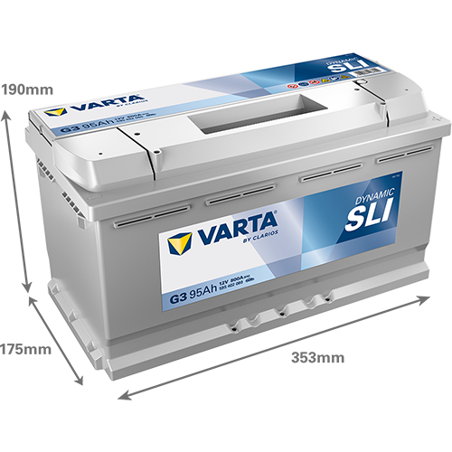 [595402080K262] Varta Dynamic SLI 95Ah G3