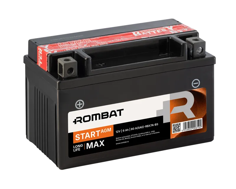 [RBX7A-BS] Rombat Start AGM 6Ah RBX7A-BS