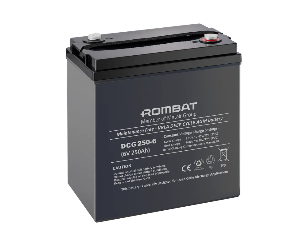 [DCG6V-250Ah] Rombat Gel 6V-250Ah baterie stationara DCG6V-250Ah