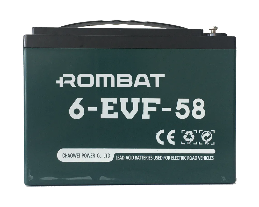 [6-EVF-58] Rombat 6V-58Ah baterie semitractiune 6-EVF-58
