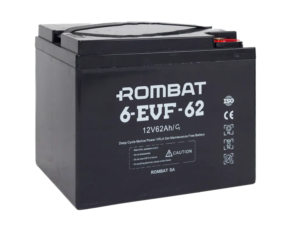 [6-EVF-62] Rombat 6V-62Ah baterie semitractiune 6-EVF-62