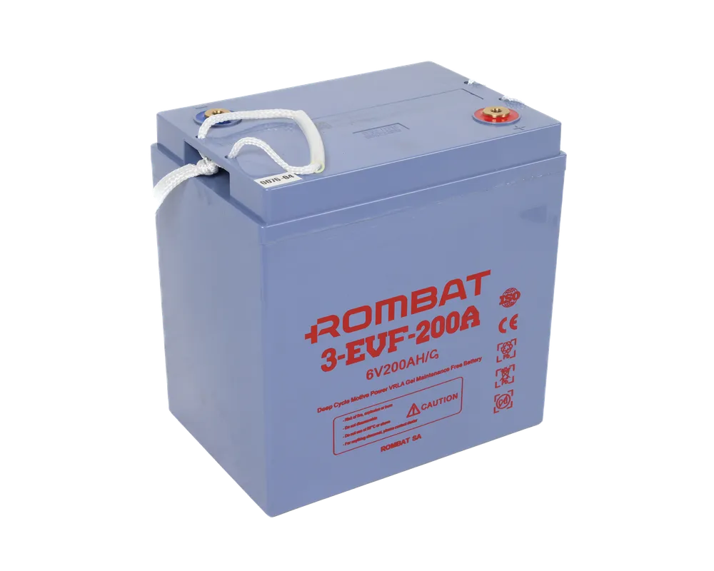 [3-EVF-200A] Rombat 6V-200Ah baterie semitractiune 3-EVF-200A